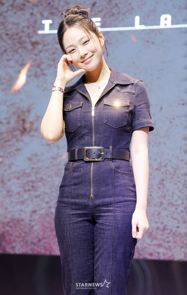 Singer Bibi posed at the EBS variety program 'The Last of Us' production press conference held on the 1st at the Glad Hotel in Yeongdeungpo-gu, Seoul. /2026.06.01 /Photo=Kim Hwi-seon hwijpg@