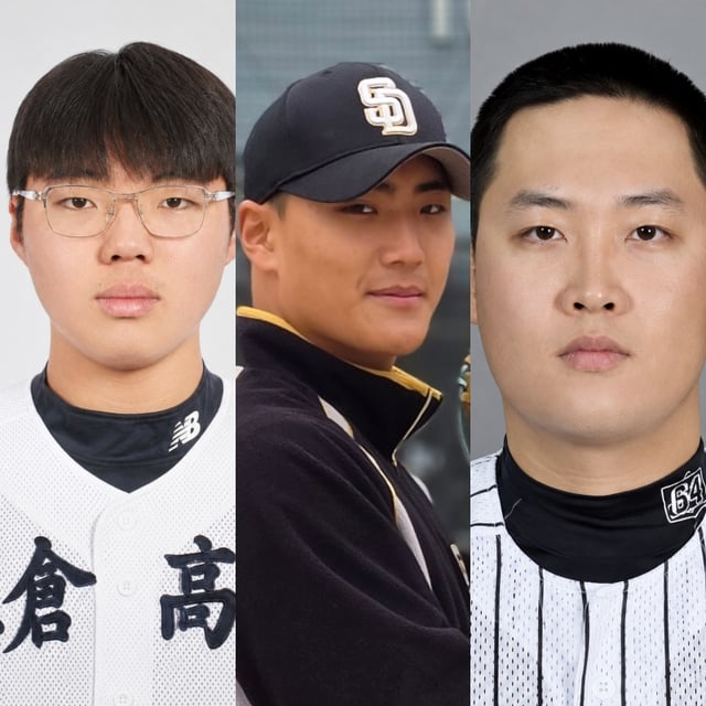 왼쪽부터 인창고 윤예성. 서울디자인고 박근서, 광주진흥고 김민훈. /사진=김동윤 기자, KBSA 제공