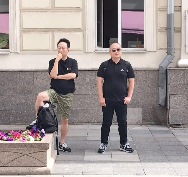 박명수(왼쪽)와 한경호 /사진=한경호 SNS 