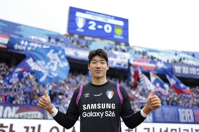수원 삼성으로 완전 이적한 김준홍. /사진=수원 삼성 제공