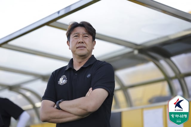 김도균 서울이랜드 감독. /사진=한국프로축구연맹 제공