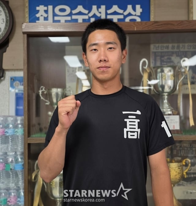광주일고 배종윤이 최근 스타뉴스와 만나 인터뷰했다. /사진=김동윤 기자 