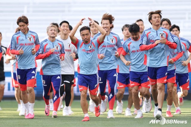 일본 축구대표팀. /AFPBBNews=뉴스1