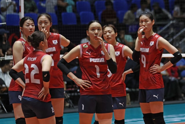 조별리그 5전 전승으로 2026 아시아배구연맹(AVC)컵 4강에 진출한 대한민국 여자배구 대표팀. /사진=AVC 제공
