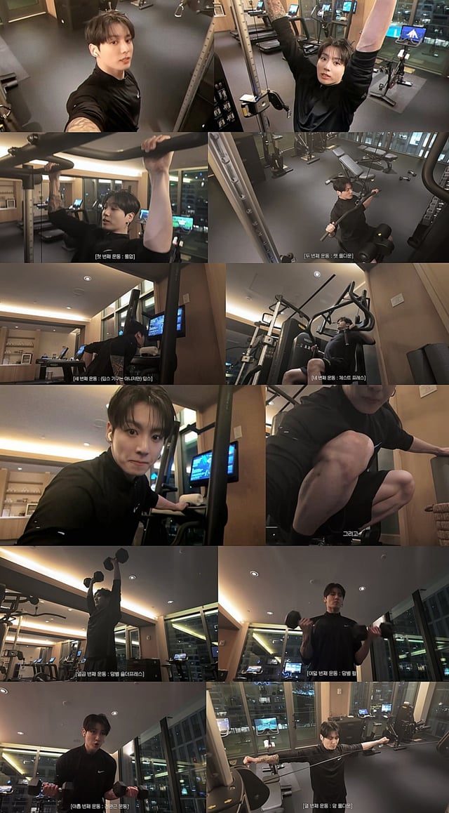 Cgi Workout Routine Perfect body achieved through exercise! Jung-kook reveals his ...