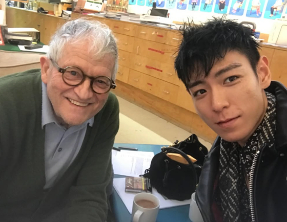 데이비드 호크니, 탑 /사진=탑 인스타그램
