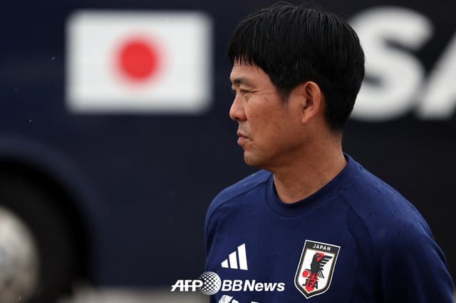 Hajime Moriyasu, head coach of the Japan national football team. /AFPBBNews=NEWS1