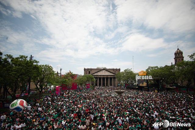 Mexican football fans. /AFPBBNews=NEWS1