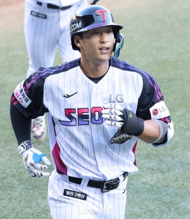 LG 트윈스 송찬의. /사진=김진경 대기자