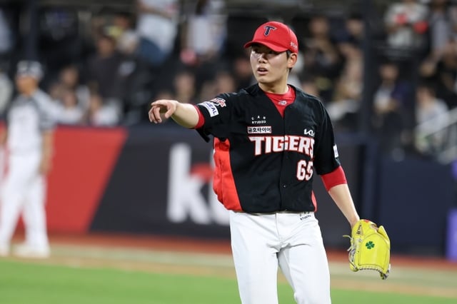 KIA 성영탁이 20일 수원 KT전 등판했다. /사진=KIA 타이거즈 제공