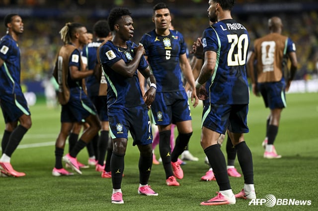 Brazil national football team. /AFPBBNews=NEWS1