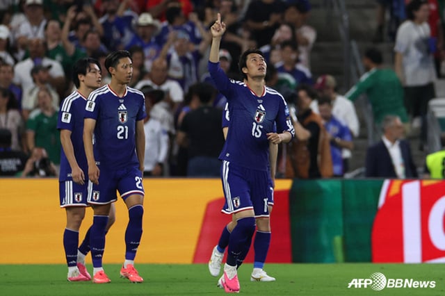 Japan national team's goal celebration. /AFPBBNews=NEWS1