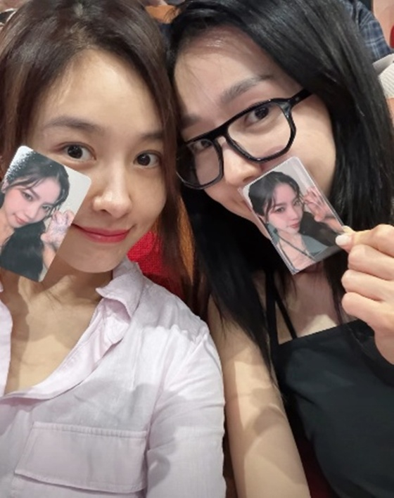 옥주현, 이진 /사진=옥주현 SNS