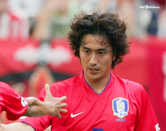 2006 독일 월드컵에 나섰던 안정환의 모습. /AFPBBNews=뉴스1