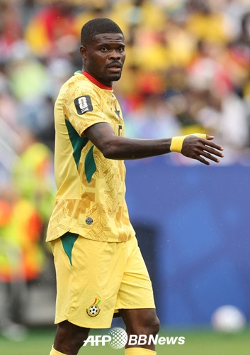 Ghana midfielder Thomas Partey. /AFPBBNews=NEWS1
