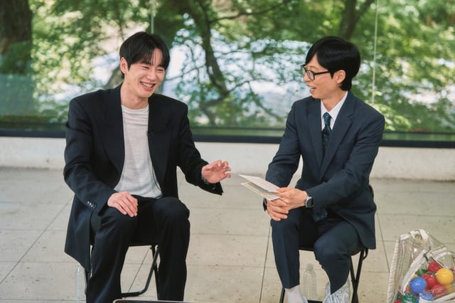 왼쪽부터 이준영, 유재석 /사진=tvN '유 퀴즈 온 더 블럭'