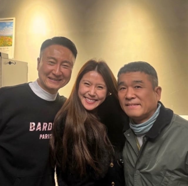 주영훈, 이윤미, 김건모 /사진=주영훈 SNS