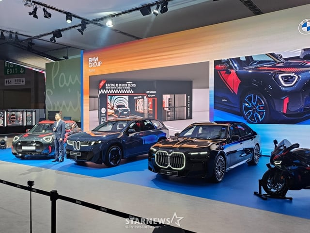 부산모빌리티쇼에 참가한 BMW코리아/사진=김경수 기자