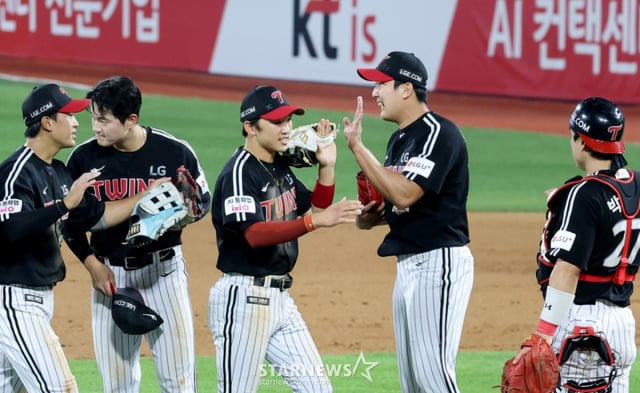 LG players. /Photo=Senior reporter Kang Young-jo