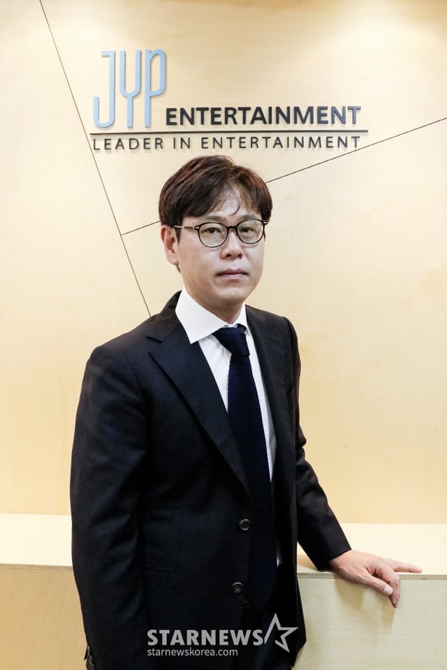 정욱 JYP엔터테인먼트 대표이사 /사진제공=JYP엔터테인먼트
