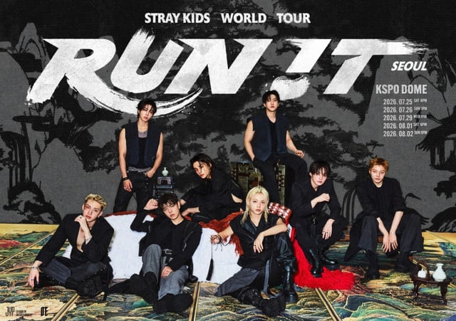 스트레이 키즈 RUN IT 서울 공연 포스터/사진제공=JYP엔터테인먼트