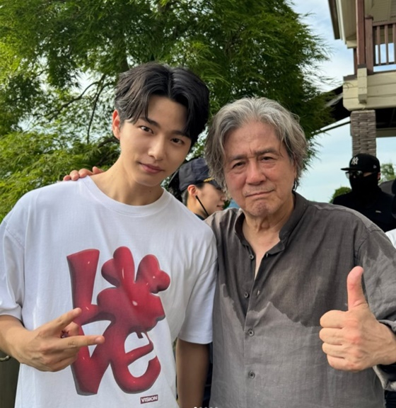 이진우(왼쪽), 최민식/사진=이진우 SNS