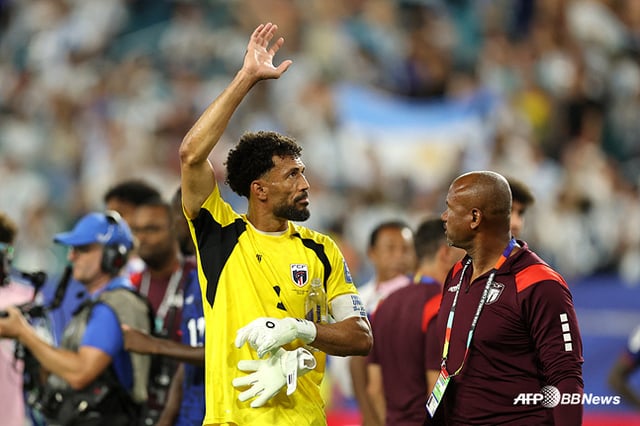 Cape Verde goalkeeper Bouchaib, who emerged as the top star of the 2026 North American World Cup. /AFPBBNews=NEWS1
