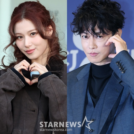 왼쪽부터 사나, 사토 타케루 /사진=스타뉴스