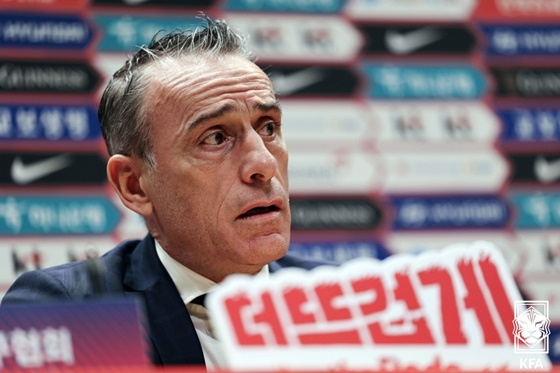 파울루 벤투 전 한국 축구대표팀 감독. /사진=대한축구협회 제공