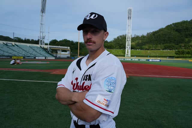 Alex Hall, the first foreign player selected for a Futures League All-Star game. /Photo= Ulsan Whales