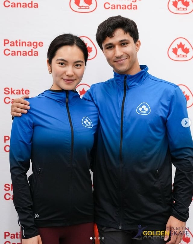 Im Hae-na, a figure ice dance athlete who switched to Canada (left). /Photo=ISU official SNS archive