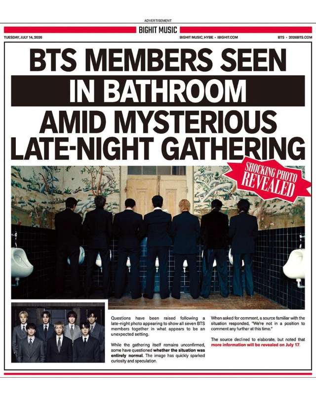 'Normal' Teaser Ad /Photo=BTS X (Twitter) Fan Account