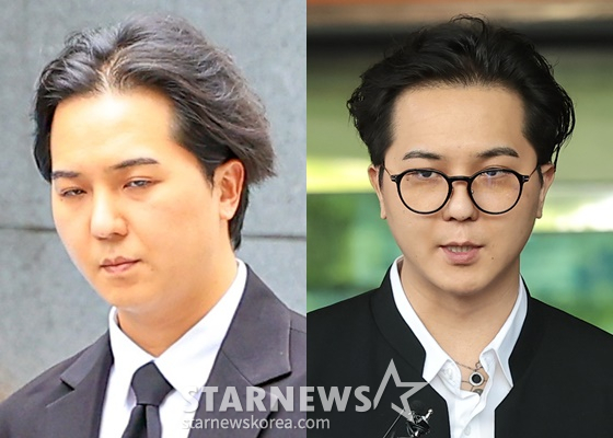 7월 14일 송민호의 모습(왼쪽)과 3개월 전 송민호 모습/사진=뉴스1