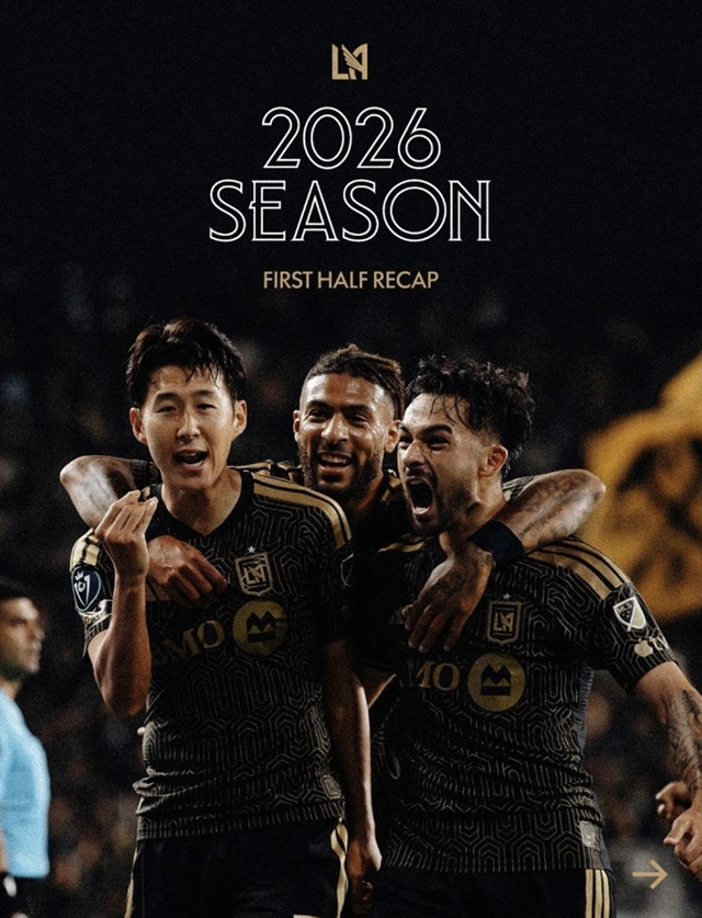 Son Heung-min (left). /Photo=LAFC SNS