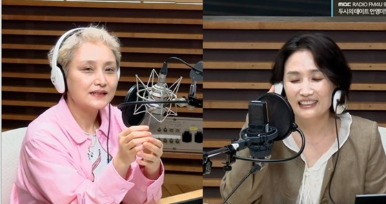 Lee So-ra and Park Kyung-rim / Photo=MBC Visible Radio