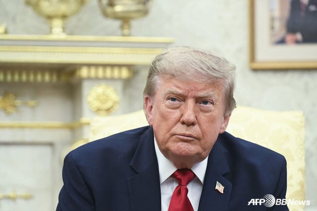 ドナルド·トランプ米大統領。 /AFPBBNews=ニュース1