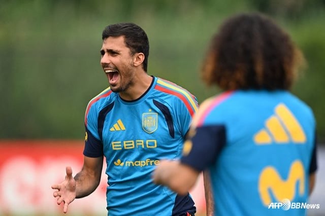 Spain national team midfielder Rodri. /AFPBBNews=NEWS1