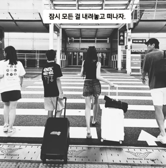 이동국 가족 /사진=이수진 SNS