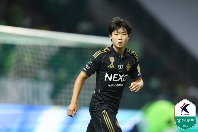 Kim Ye-geon of Jeonbuk Hyundai Motors. /Photo=Korea Professional Football League