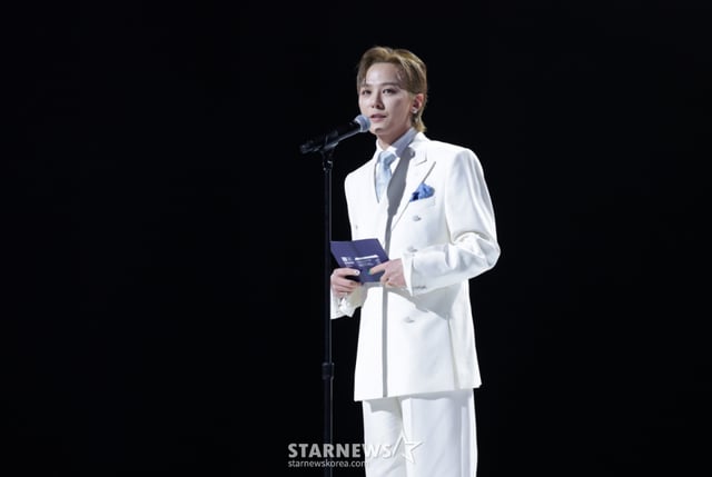 (부산=뉴스1) 이재명 기자 = 제48차 유네스코 세계유산위원회 홍보대사인 가수 지드래곤이 19일 부산에서 열린 개회식에서 발언을 하고 있다. (청와대통신사진기자단) 2026.7.19/뉴스1 Copyright © 뉴스1. All rights reserved. 무단 전재 및 재배포, AI학습 이용 금지. /사진=(부산=뉴스1) 이재명 기자