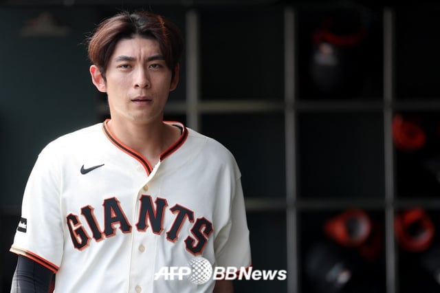 San Francisco Giants outfielder Lee Jung-hoo. /AFPBBNews=NEWS1