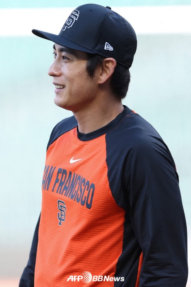 San Francisco Giants outfielder Lee Jung-hoo. /AFPBBNews=NEWS1