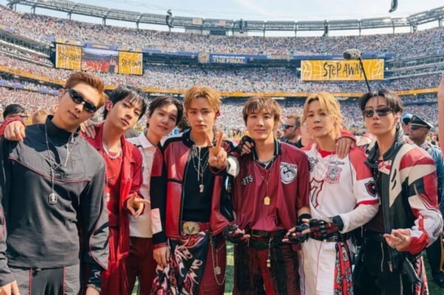 방탄소년단 월드컵 하프타임쇼 무대후 모습 /사진 빅히트뮤직 소셜미디어 계정