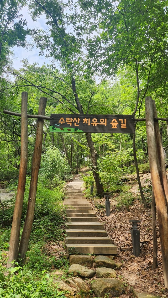 수락산 치유의 숲길.