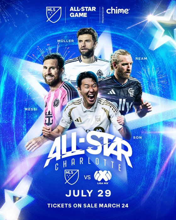 2026年美国职业足球大联盟(MLS)全明星赛海报。/图片=MLS 社交媒体截图