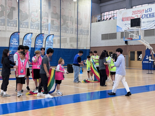 Scene from the 2025 Young Athlete Summer Sports Camp. /Photo=Ministry of Culture, Sports and Tourism provided