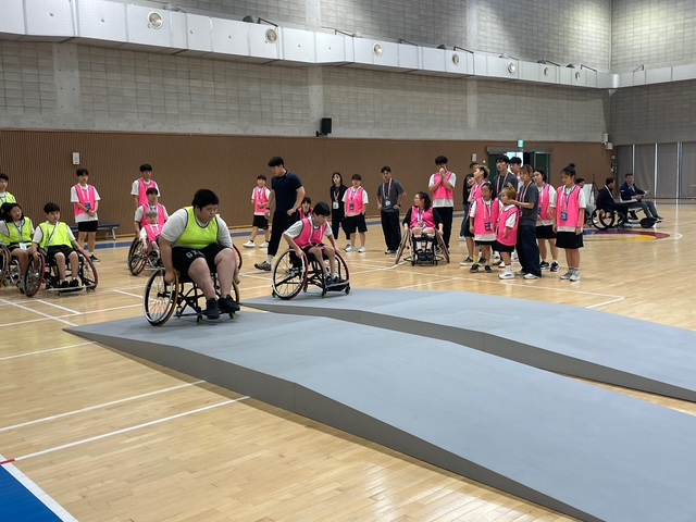 Scene from the 2025 Young Athlete Summer Sports Camp. /Photo=Ministry of Culture, Sports and Tourism provided