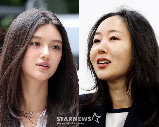 Former NewJeans member Daniel and Hee-jin Min /Photo=StarNews