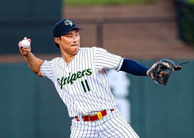 Kim Ha-seong during training. /Photo=Gwinnett Stripers official SNS