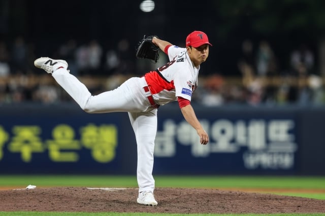 KIA 타이거즈에서 불펜 투수로 활약하던 이형범. /사진=KIA 타이거즈 제공